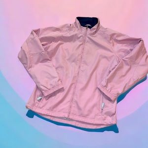 Pink adidas windbreaker